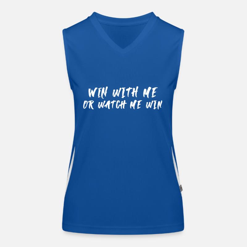 Gewinne mit mir oder sieh, wie ich gewinne Funktionelles Kontrast-Tank Top für Frauen