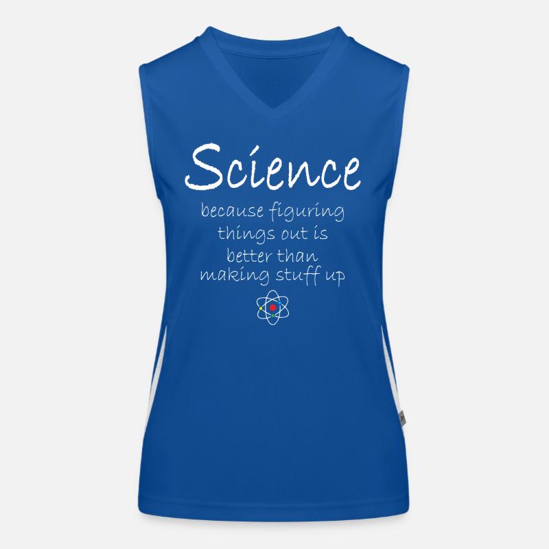 Science is Better Funktionelles Kontrast-Tank Top für Frauen