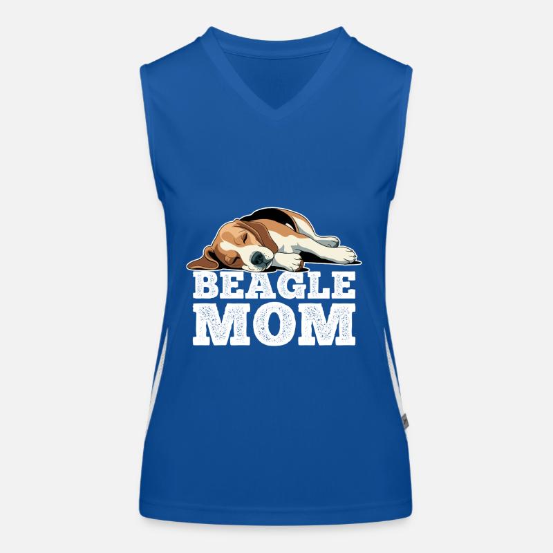 Maman Beagle Débardeur respirant contrasté Femme