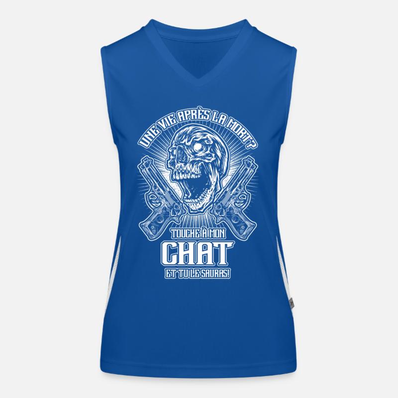 Don't touch my cat - FR Women's Functional Contrast Tank Top