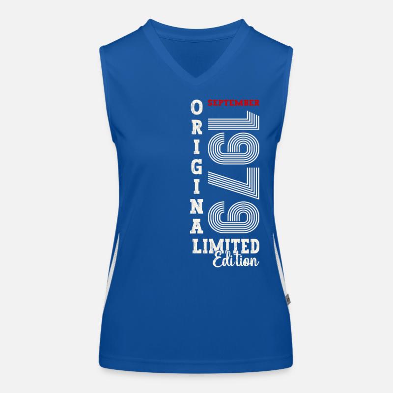 45th Birthday Legend September 1979 Volume 79 Women's Functional Contrast Tank Top