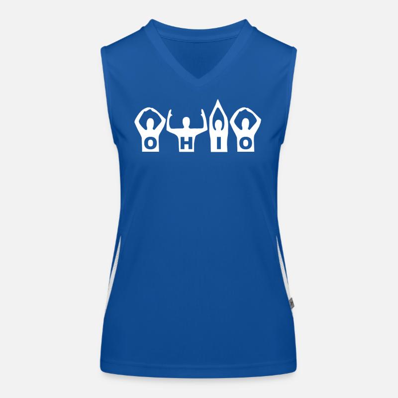 ohio Graphique Débardeur respirant contrasté Femme