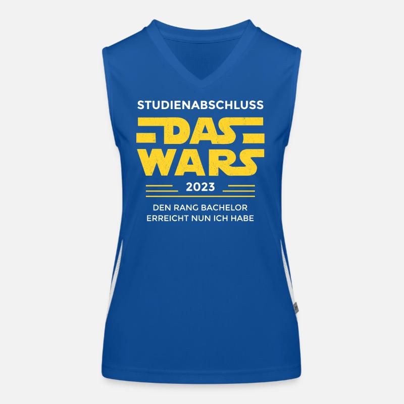 Studium Abschluss das wars Bachelor Geschenkidee Funktionelles Kontrast-Tank Top für Frauen