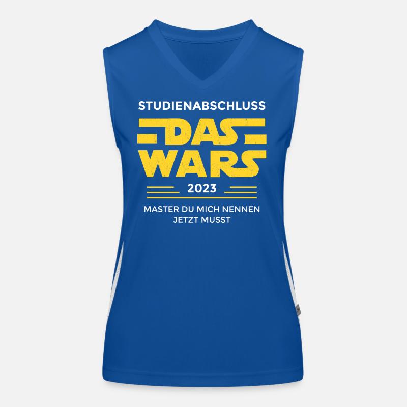 Studium Master Abschluss 2023 das wars Geschenk Funktionelles Kontrast-Tank Top für Frauen