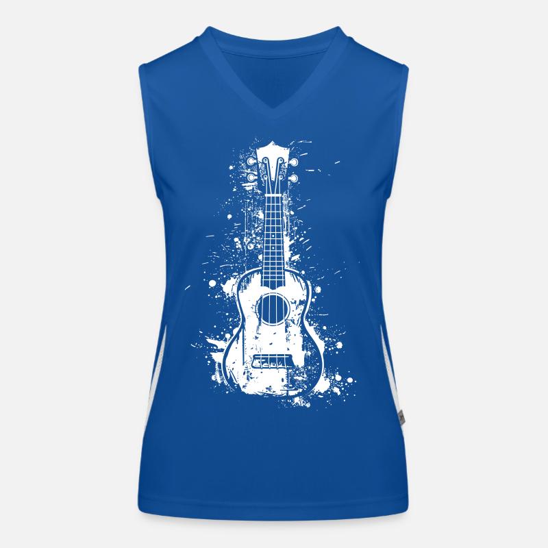 Ukulele Graffiti Women's Functional Contrast Tank Top