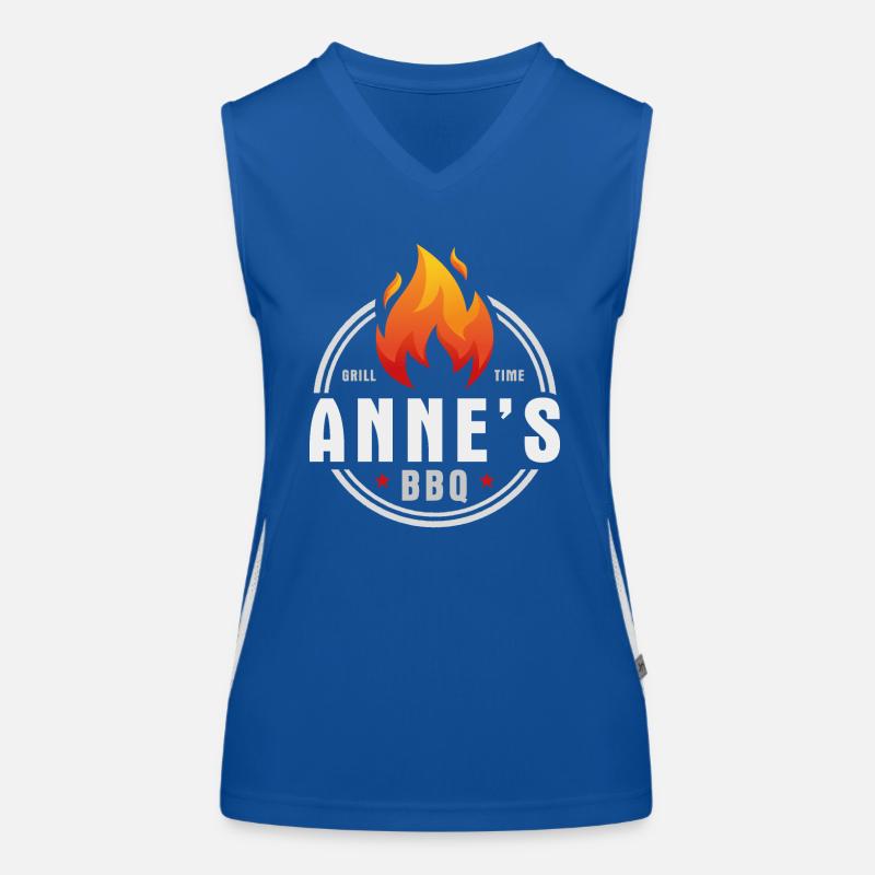 Annes BBQ Women's Functional Contrast Tank Top