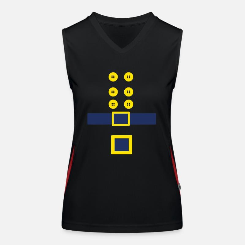 Karneval Kostüm Funktionelles Kontrast-Tank Top für Frauen