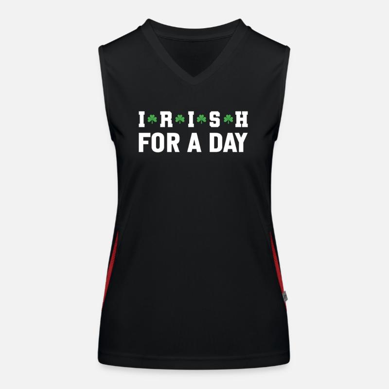 Irish For A Day Women's Functional Contrast Tank Top
