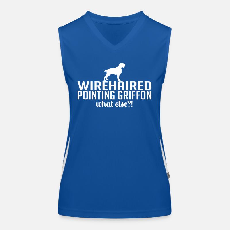 Wirehaired Pointing Griffon what else Hunde Hund Funktionelles Kontrast-Tank Top für Frauen