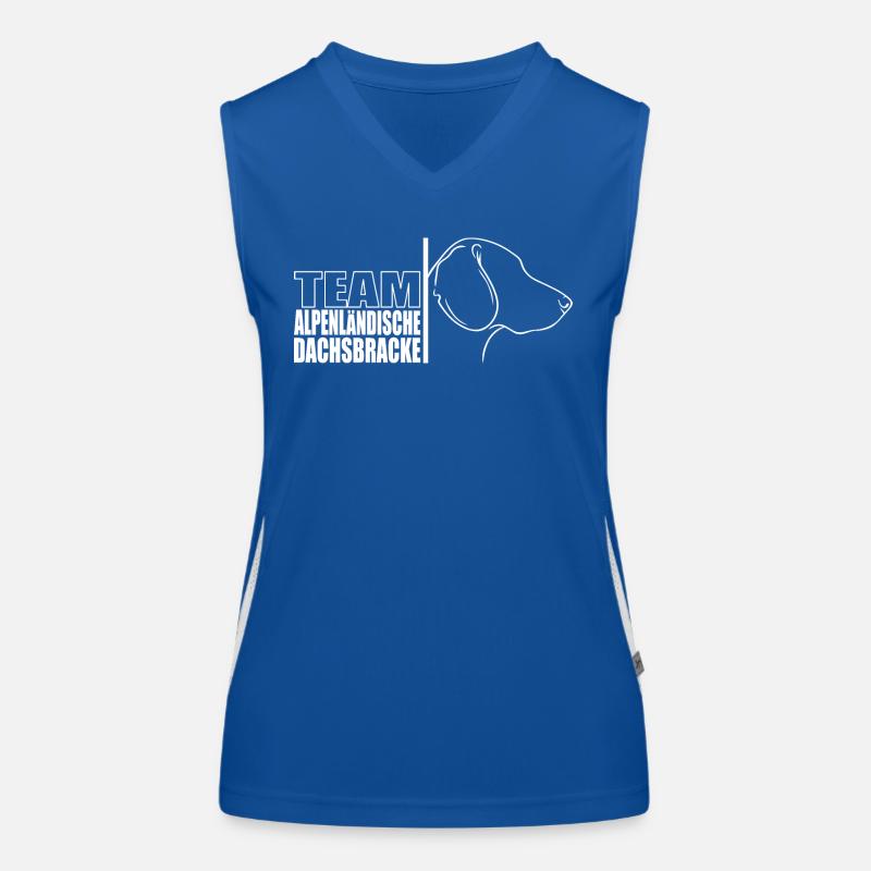 TEAM Alpine Badger Hound Hunting Dogs Wilsigns Women's Functional Contrast Tank Top