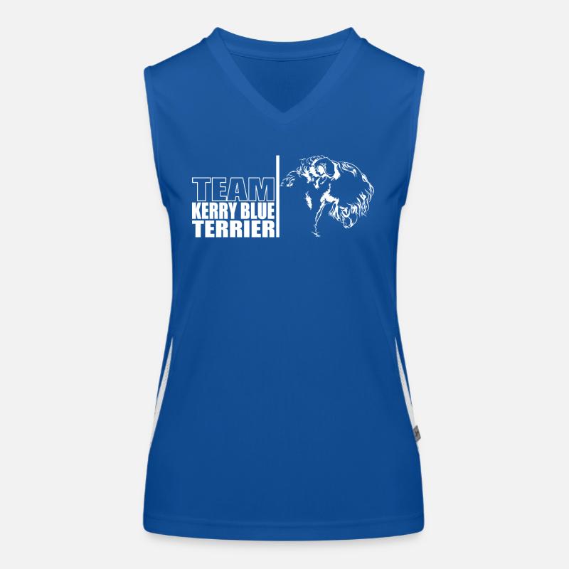 TEAM Kerry Blue Terrier Chien Chien Wilsigns Débardeur respirant contrasté Femme