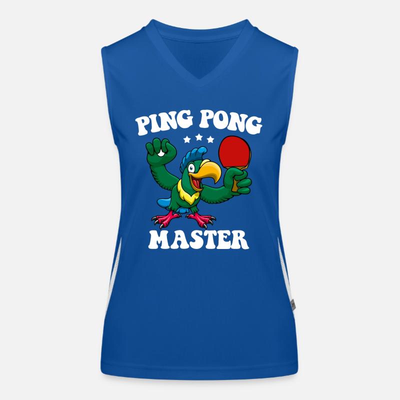 Ping Pong Master Raquette de tennis de table Tennis de table Débardeur respirant contrasté Femme