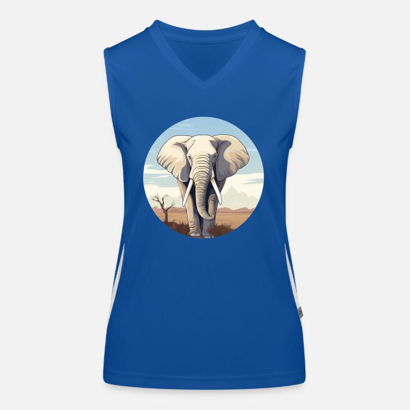Éléphant Débardeur respirant contrasté Femme