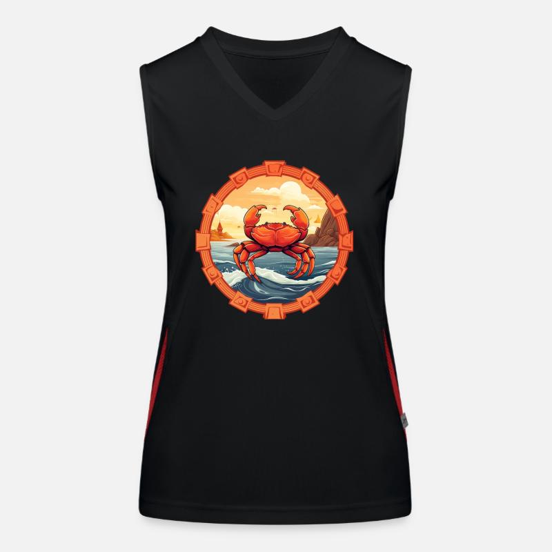 Crab Women's Functional Contrast Tank Top
