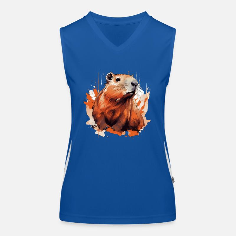 Capybara Débardeur respirant contrasté Femme