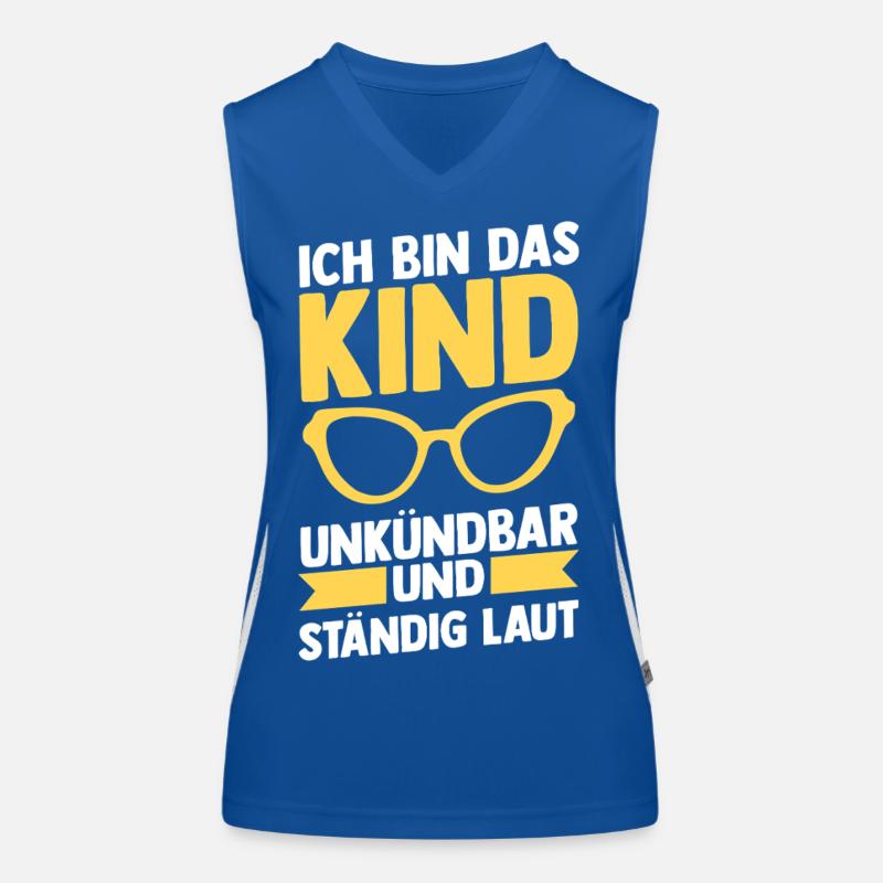 Tochter Sohn Funktionelles Kontrast-Tank Top für Frauen