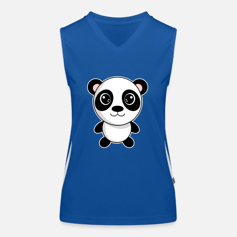 Panda Funktionelles Kontrast-Tank Top für Frauen