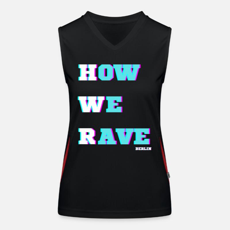 Comment nous élogieuses de Berlin Débardeur respirant contrasté Femme