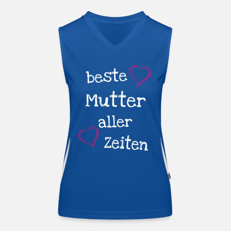 Beste Mutter aller Zeiten Funktionelles Kontrast-Tank Top für Frauen