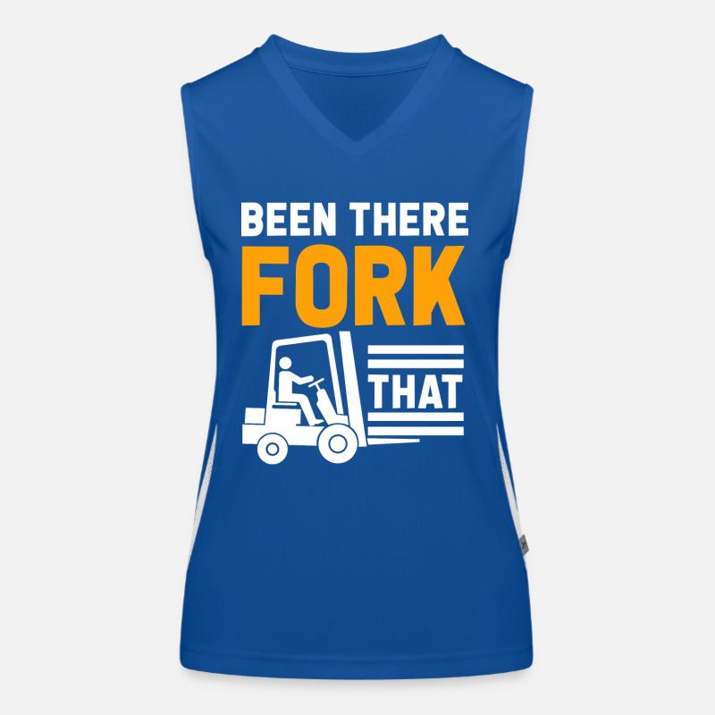 Forklift Operator Women's Functional Contrast Tank Top
