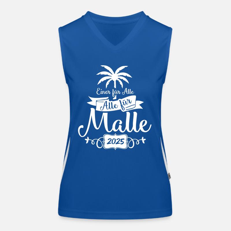 Malle One for All Women's Functional Contrast Tank Top