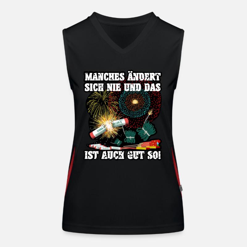 Pyro Débardeur respirant contrasté Femme