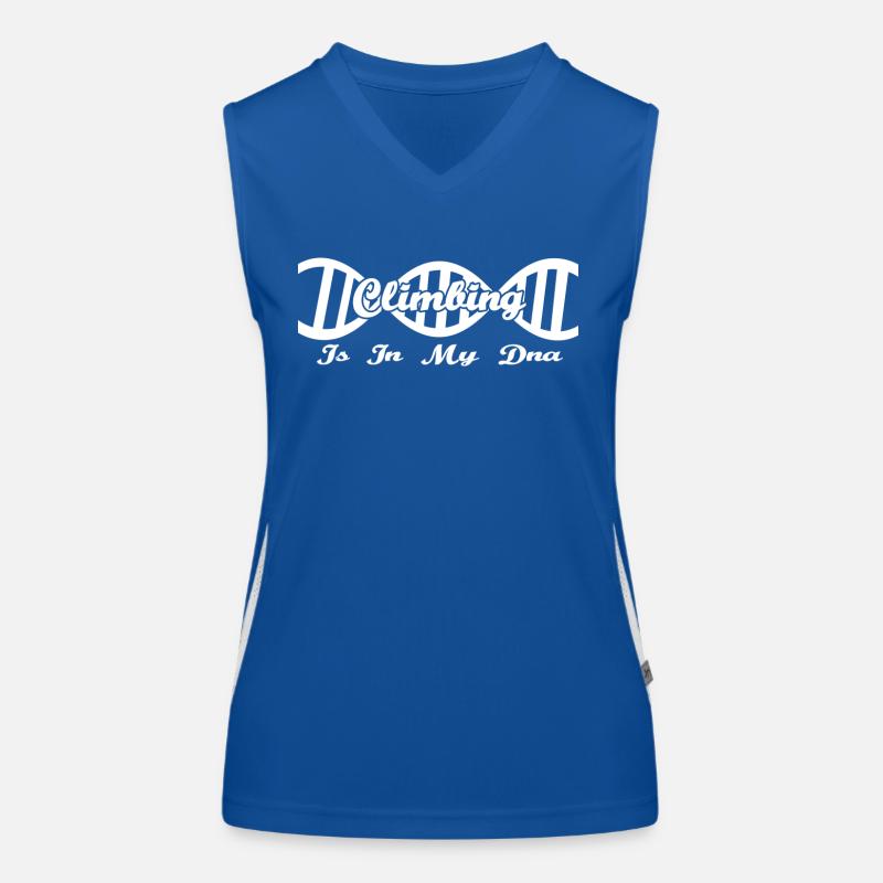 Dns dna evolution hobby geschenk Climbing Funktionelles Kontrast-Tank Top für Frauen