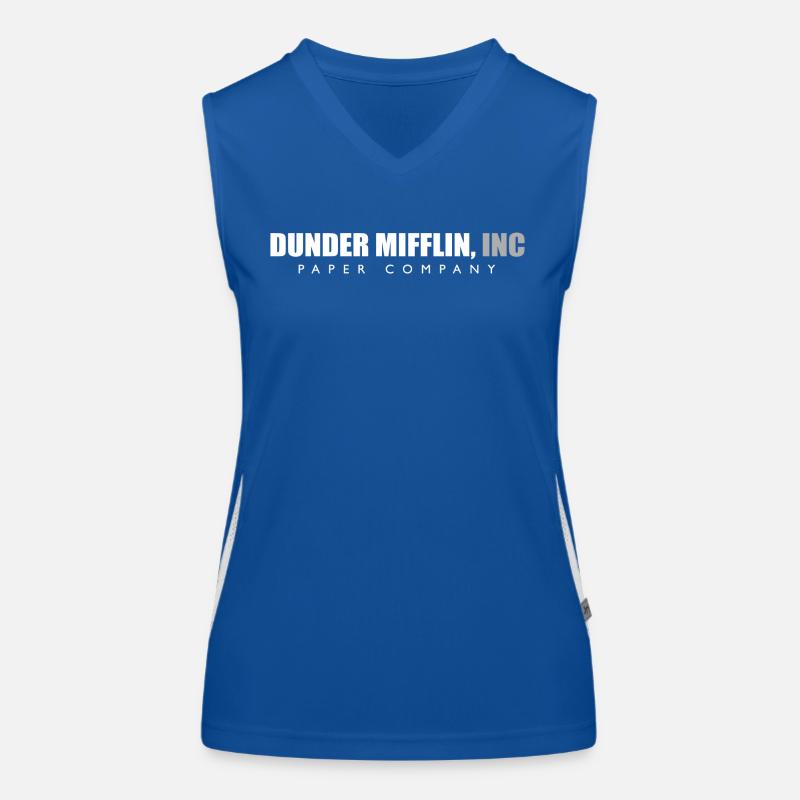 Dunder Mifflin The Office Women's Functional Contrast Tank Top