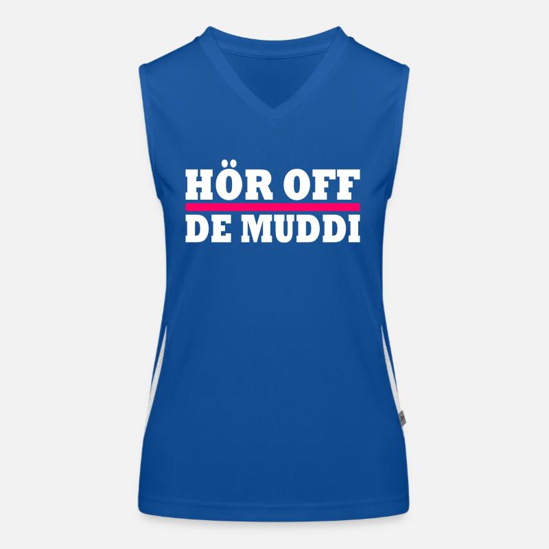 Hör off de muddi Funktionelles Kontrast-Tank Top für Frauen