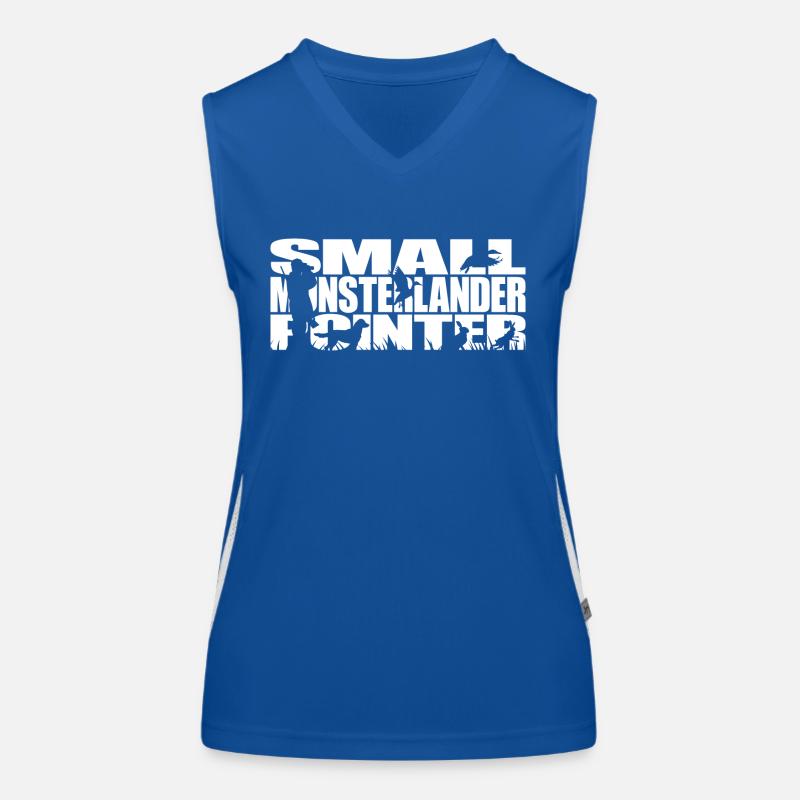 SMALL MUNSTERLANDER POINTER Jagdhund Wilsigns Jagd Funktionelles Kontrast-Tank Top für Frauen