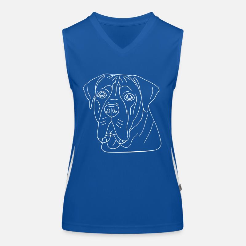 Boerboel Funktionelles Kontrast-Tank Top für Frauen