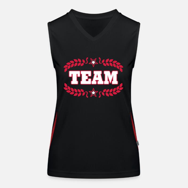Team Débardeur respirant contrasté Femme