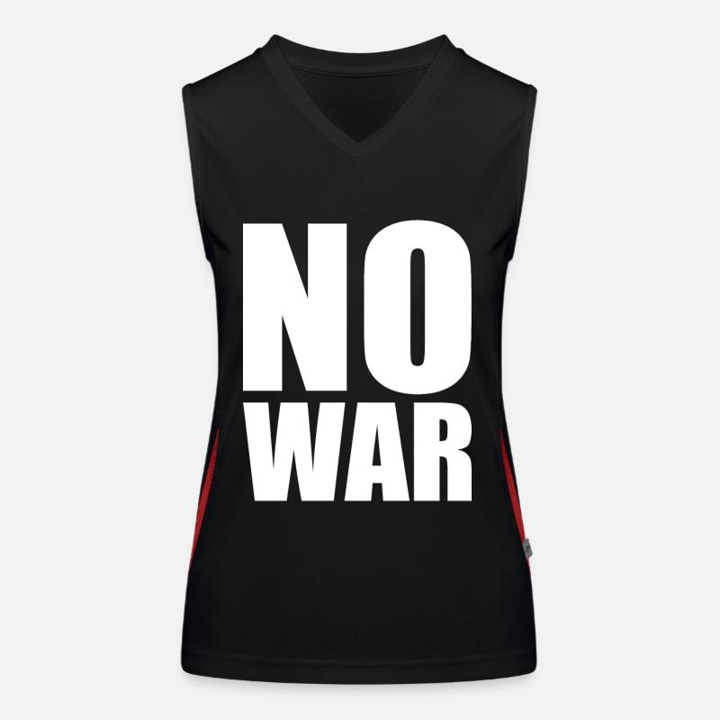 No war Débardeur respirant contrasté Femme