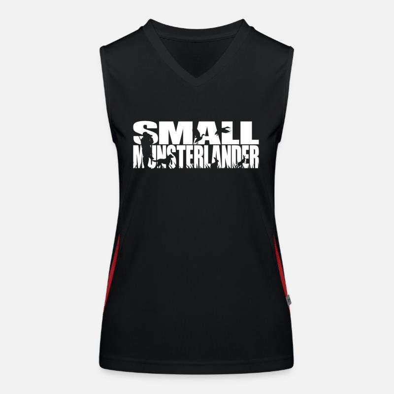 SMALL MUNSTERLANDER Jagdhund Wilsigns Jagdhunde Funktionelles Kontrast-Tank Top für Frauen