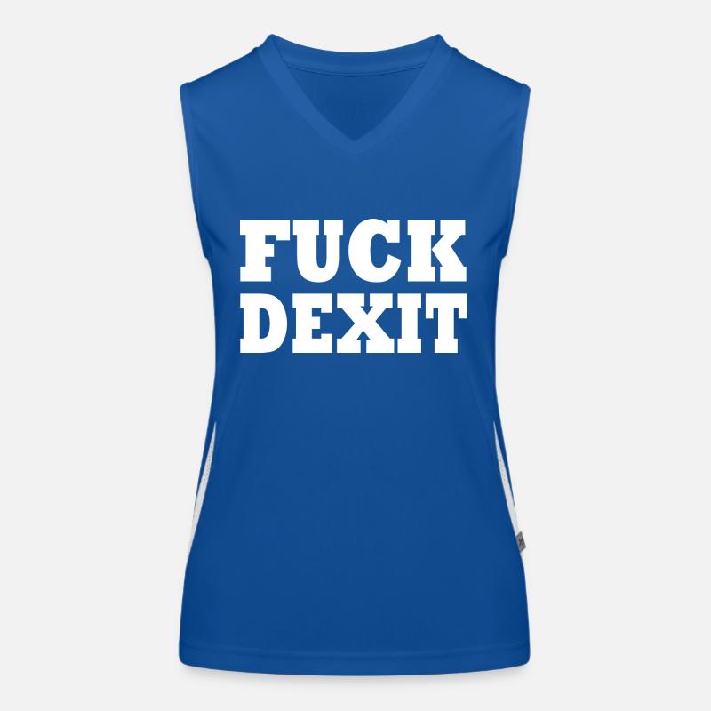 Fuck dexit Women's Functional Contrast Tank Top