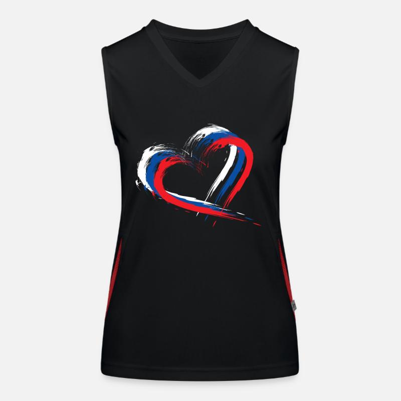 Slowakei Funktionelles Kontrast-Tank Top für Frauen