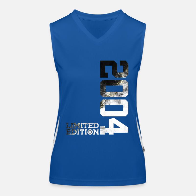 22. GEBURTSTAG LIMITED EDITION 2004 Funktionelles Kontrast-Tank Top für Frauen