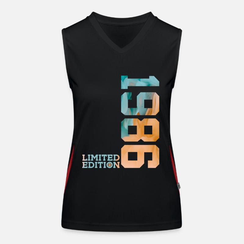 40. GEBURTSTAG LIMITED EDITION 1986 Funktionelles Kontrast-Tank Top für Frauen