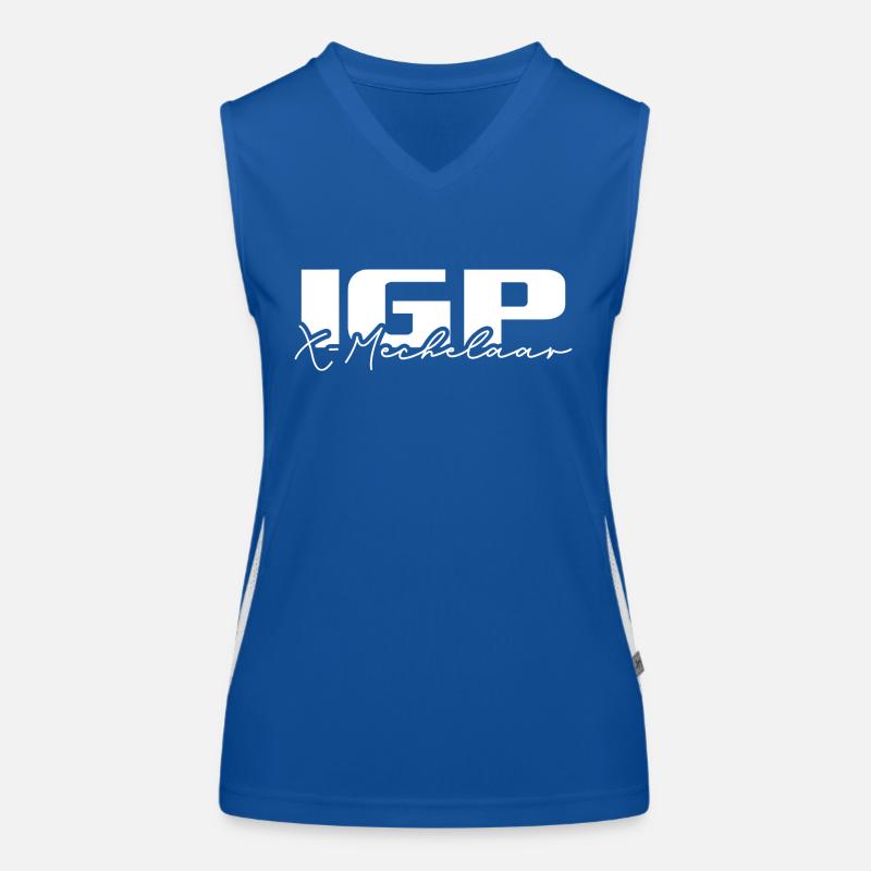 IGP X Mechelaar Chien Sport Chiens Wilsigns Débardeur respirant contrasté Femme