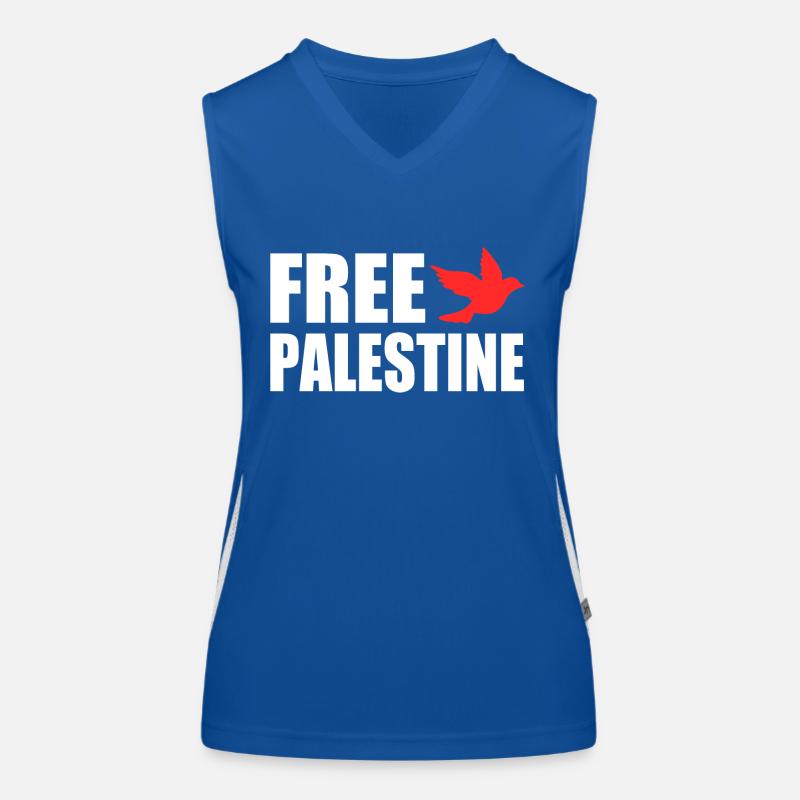Free palestine Débardeur respirant contrasté Femme