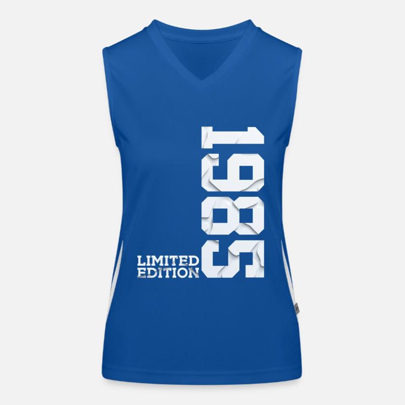 41. GEBURTSTAG LIMITED EDITION 1985 Funktionelles Kontrast-Tank Top für Frauen