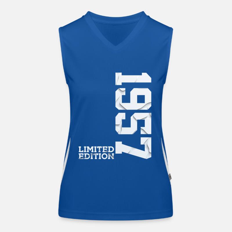 69TH BIRTHDAY LIMITED EDITION 1957 Women's Functional Contrast Tank Top