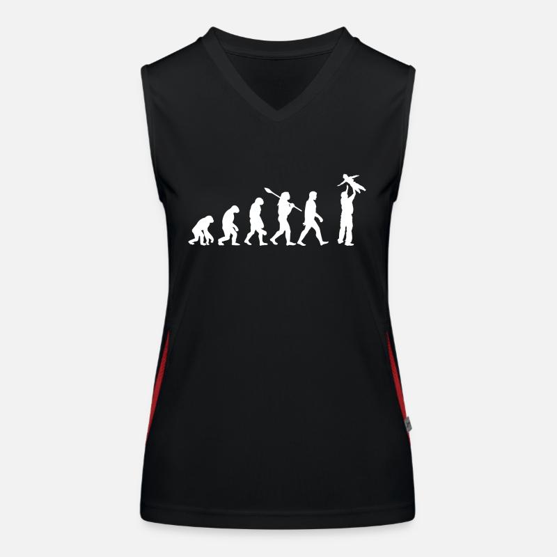Évolution du Singe Au Papa Débardeur respirant contrasté Femme