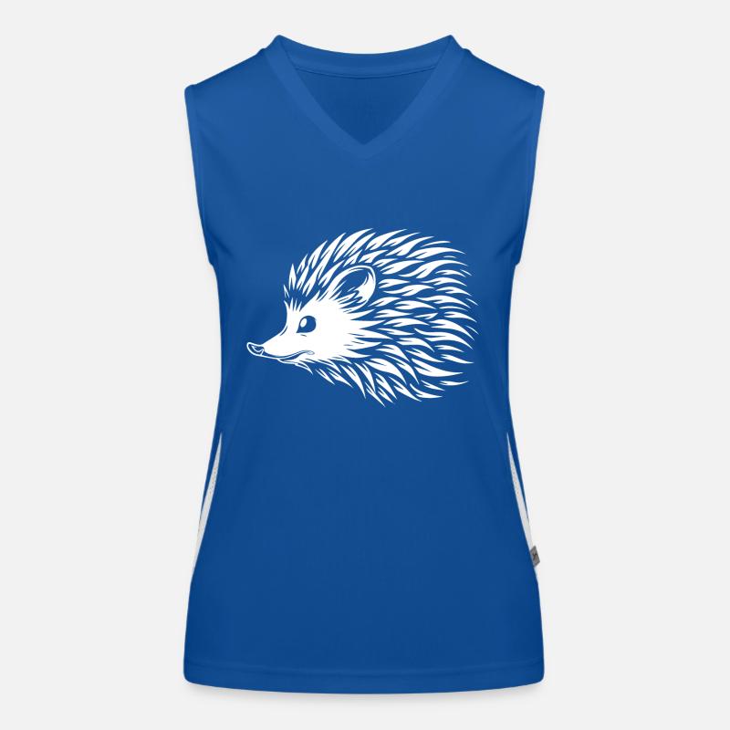Igel Funktionelles Kontrast-Tank Top für Frauen