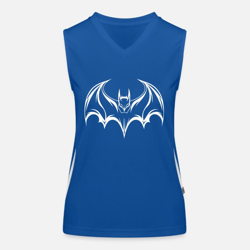 Fledermaus Funktionelles Kontrast-Tank Top für Frauen