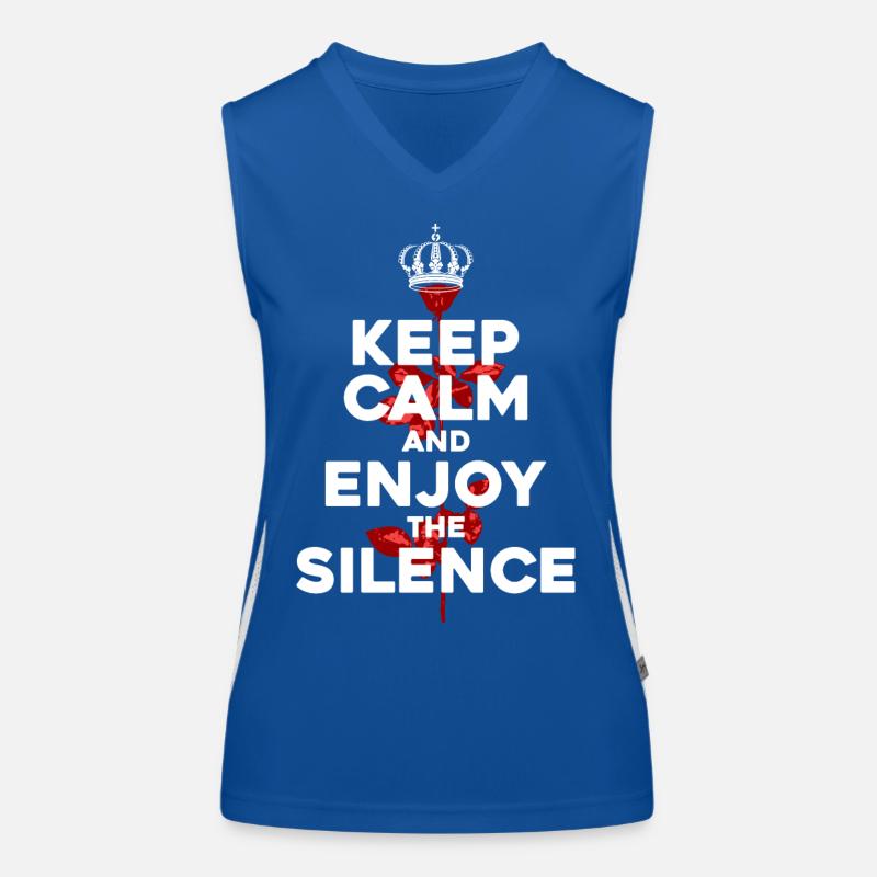 Graphique Keep Calm Débardeur respirant contrasté Femme