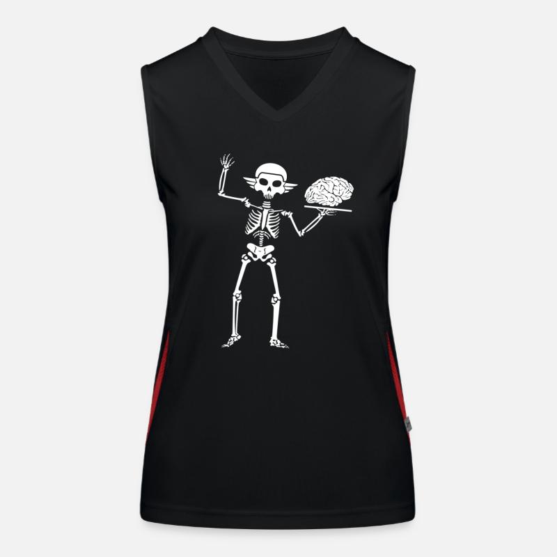 skeleton Women's Functional Contrast Tank Top