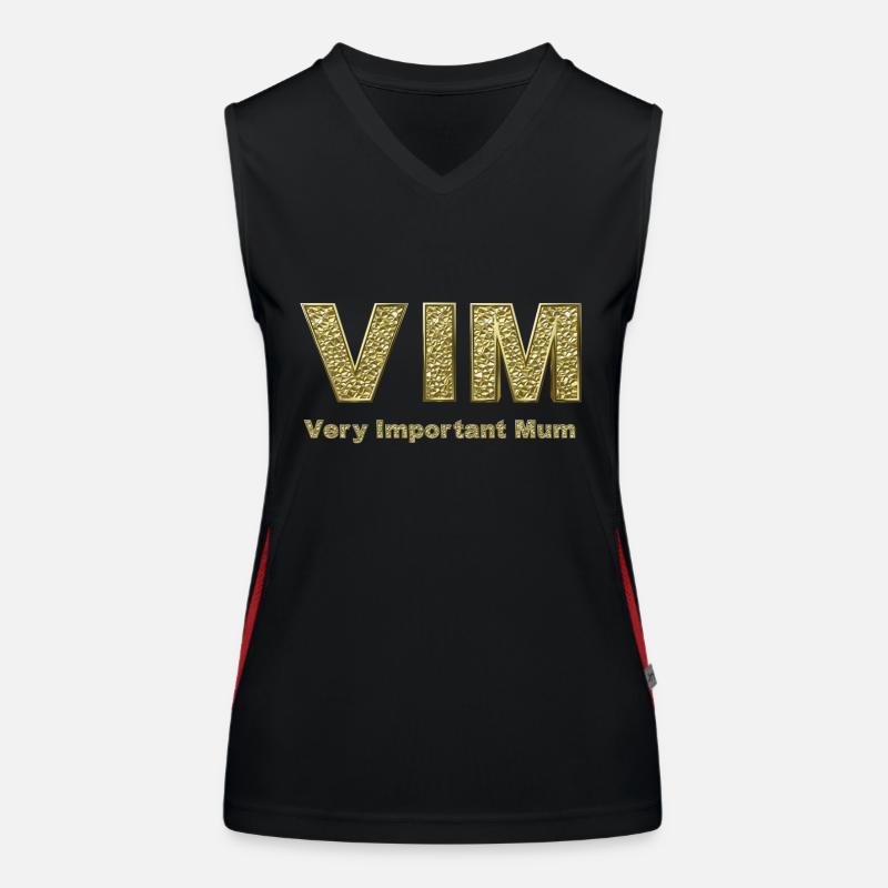 VIM - Very Important Mum Funktionelles Kontrast-Tank Top für Frauen