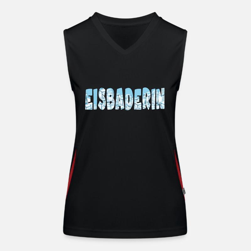 eisbaden winterbader cool icebath kälteresistent Funktionelles Kontrast-Tank Top für Frauen
