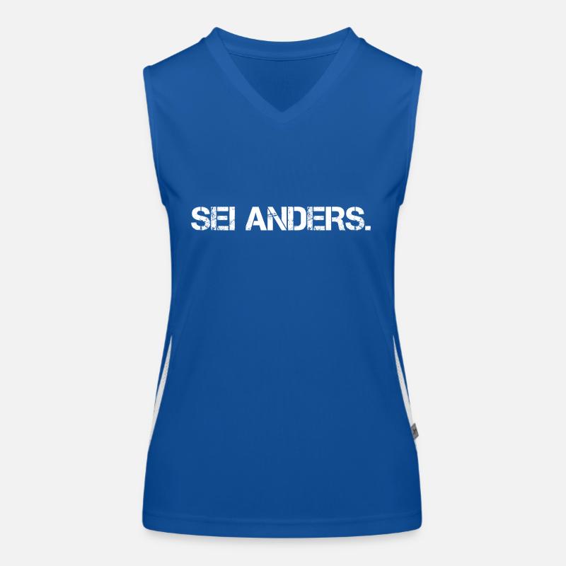 Sei Anders Funktionelles Kontrast-Tank Top für Frauen
